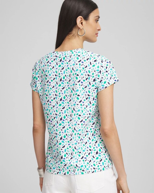 Polka-Dot Crewneck Perfect Tee - image 3
